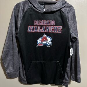 NHL Colorado Avalanche Kids Hoodie - Black and Gray
